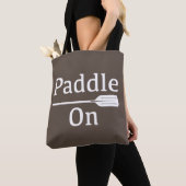 Paddle On Design - All-Over-Print Canvas tas, medi Tote Bag (Dichtbij)
