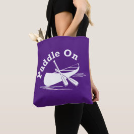 Paddle On Design - All-Over-Print Canvas tas, medi Tote Bag
