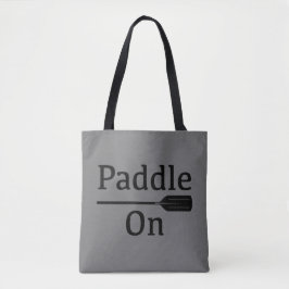 Paddle On Design - All-Over-Print Canvas tas, medi Tote Bag