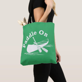 Paddle On Design - All-Over-Print Canvas tas, medi Tote Bag