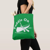 Paddle On Design - All-Over-Print Canvas tas, medi Tote Bag (Dichtbij)