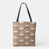 Paddle On Design - All-Over-Print Canvas tas, Medi Tote Bag (Achterkant)