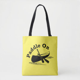 Paddle On Design - All-Over-Print Canvas tas, medi Tote Bag
