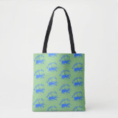 Paddle On Design - All-Over-Print Tassen, Medium Tote Bag (Voorkant)