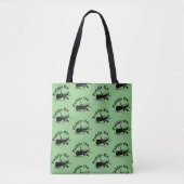 Paddle On Design - All-Over-Print Tassen, Medium Tote Bag (Voorkant)