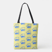 Paddle On Design - All-Over-Print Tassen, Medium Tote Bag (Achterkant)