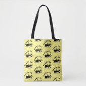 Paddle On Design - All-Over-Print Tassen, Medium Tote Bag (Voorkant)