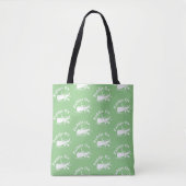 Paddle On Design - All-Over-Print Tassen, Medium Tote Bag (Voorkant)