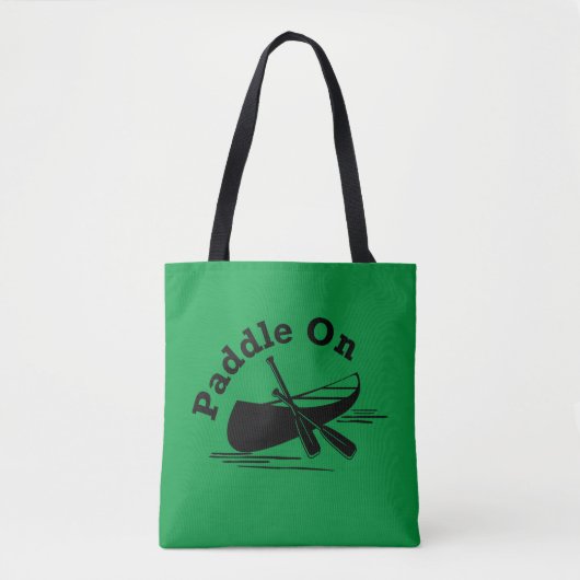 Paddle On Design - All-Over-Print Tote Bag, Medium Bag (Voorkant)