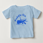 Paddle on Design - Baby Fine Jersey T-Shirt (Voorkant)