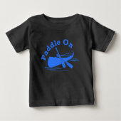 Paddle on Design - Baby Fine Jersey T-Shirt (Voorkant)