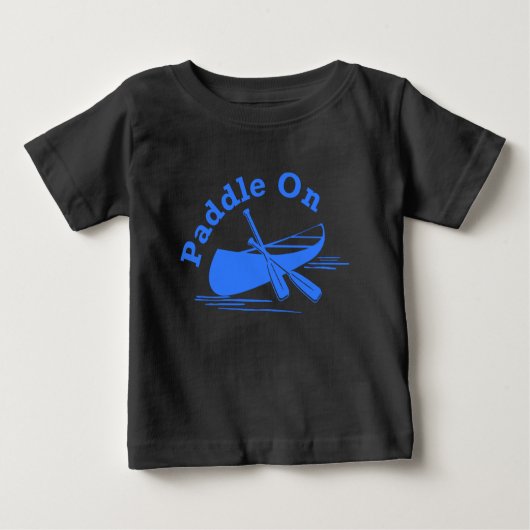 Paddle on Design - Baby Fine Jersey T-Shirt (Voorkant)