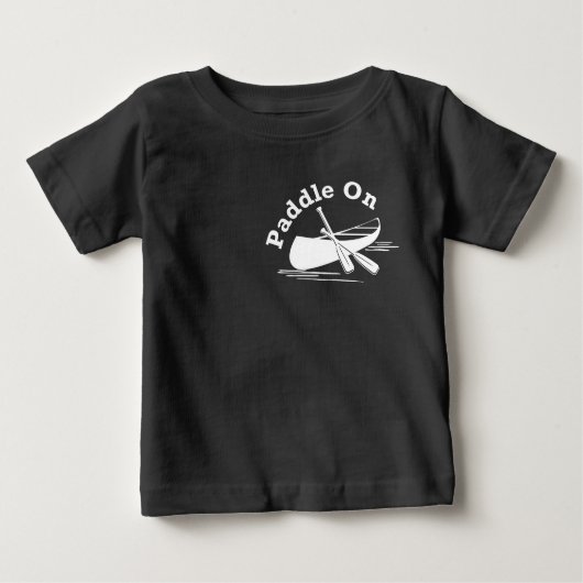 Paddle on Design - Baby Fine Jersey T-Shirt (Voorkant)