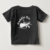 Paddle on Design - Baby Fine Jersey T-Shirt (Achterkant)