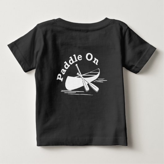 Paddle on Design - Baby Fine Jersey T-Shirt (Achterkant)