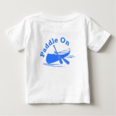 Paddle on Design - Baby Fine Jersey T-Shirt (Achterkant)