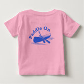 Paddle on Design - Baby Fine Jersey T-Shirt (Achterkant)