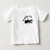 Paddle on Design - Baby Fine Jersey T-Shirt (Voorkant)