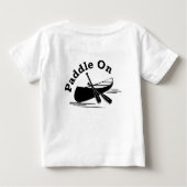 Paddle on Design - Baby Fine Jersey T-Shirt (Achterkant)