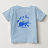 Paddle on Design - Baby Fine Jersey T-Shirt (Achterkant)