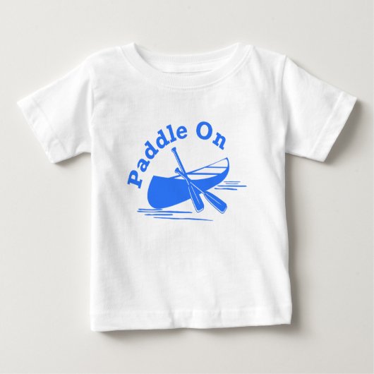 Paddle on Design - Baby Fine Jersey T-Shirt (Voorkant)