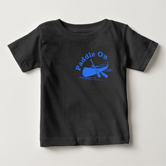Paddle on Design - Baby Fine Jersey T-Shirt (Voorkant)