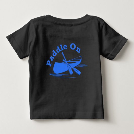 Paddle on Design - Baby Fine Jersey T-Shirt (Achterkant)