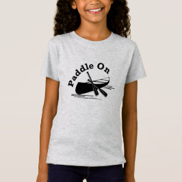 Paddle on Design - Girls' Fine Jersey T-Shirt