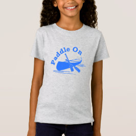 Paddle on Design - Girls' Fine Jersey T-Shirt
