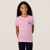 Paddle on Design - Girls' Fine Jersey T-Shirt (Voorkant volledig)