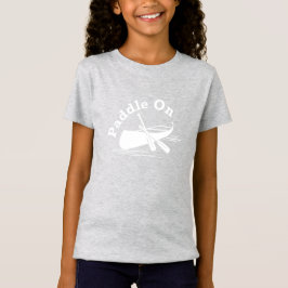 Paddle on Design - Girls' Fine Jersey T-Shirt