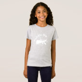 Paddle on Design - Girls' Fine Jersey T-Shirt (Voorkant volledig)