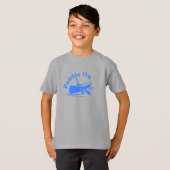 Paddle on Design - Kinderen Basic T-Shirt (Voorkant volledig)