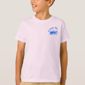 Paddle On design - Kinderen Basic T-Shirt (Voorkant)