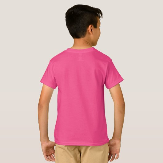 Paddle on Design - Kinderen Basic T-Shirt (Achterkant volledig)