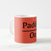 Paddle On Design - Klassieke mok (Voorkant links)
