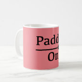 Paddle on Design - Klassieke mok (Voorkant links)