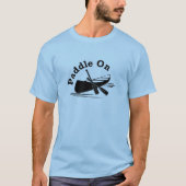 Paddle on Design - Mannen Basic T-Shirt (Voorkant)