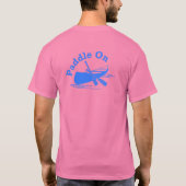 Paddle on Design - Mannen Basic T-Shirt (Achterkant)