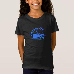 Paddle On Design - Meisjes T-shirt van fijne jerse