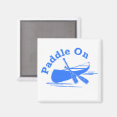 Paddle on Design - Square Magnet (Voorkant / Achterkant)