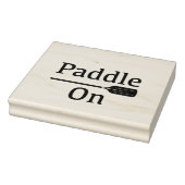 Paddle on Design - Wood Art Stamp Rubberstempel (Stempel)