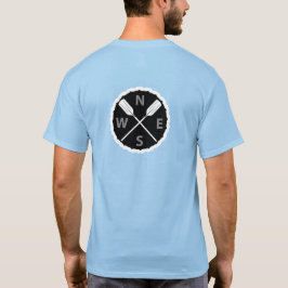 Paddle on Explorer Design - Mannen Basic T-Shirt