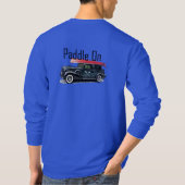 Paddle On Klassiek Autodesign - Basic T-shirt Met  (Achterkant)