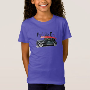 Paddle On Klassiek Autodesign - Meisjes Fijne Jers T-shirt