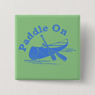 Paddle-ontwerp met stoere knop - vierkante knop button 5,1 cm