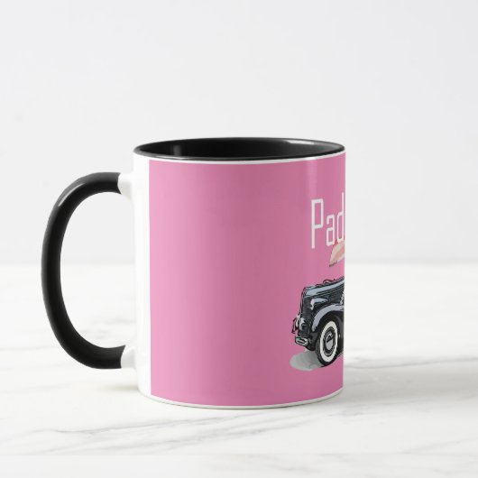 Paddle op het klassieke ontwerp van de auto - geco mok (Links)