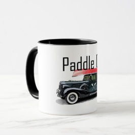 Paddle op het klassieke ontwerp van de auto - geco mok