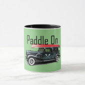 Paddle op het klassieke ontwerp van de auto - geco mok (Midden)