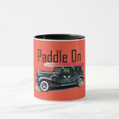 Paddle op het klassieke ontwerp van de auto - geco mok (Midden)